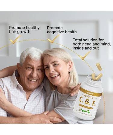 FEBICO Chlorella Growth Factor CGF Capsules 350mg 30 Count Non-GMO Vegan Supplement for Immunity & Cognitive Health Natural Spermidine Superfood - Buy Online on GoSupps.com