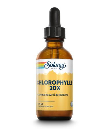Solaray Chlorophyll 20x Liquid | Purify Detox Cure Strengthen | Ultra Concentrate | Cupric Chlorophyll | Extract from the murberry leaf | 83 doses (1 dose 30 drops) 60 ml bottle