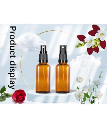 Brownlas Small Glass Spray Bottles 50ml - 2 Pack - Empty Perfume & Cosmetic Atomizers - Portable Pharmacy Bottles - Buy Online on GoSupps.com