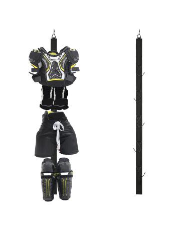 Jysiliyh hockey hanger portable for hanging drying rack hockey gifts for home and outside ice hockey skating football camping fishing 5 hooks (black) - Buy Online on GoSupps.com