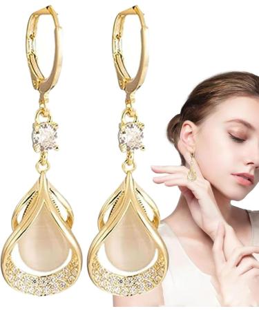 Anulely Magnetic Earrings - Slimming Lymph Flow Crystal Drop Earrings for Women | Boost Weight Loss & Enhance Wellness - Buy Online on GoSupps.com
