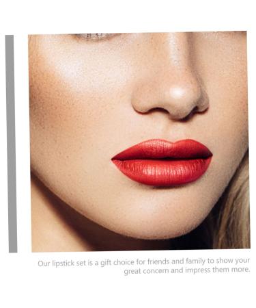 Buy Hemoton 4 Sets Lipstick & Lip Gloss - Korean Lip Tint & Matte Lip Plumper for Flawless Lips | International Shipping Available - Buy Online on GoSupps.com