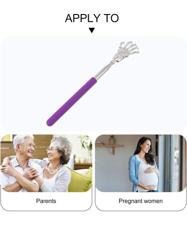 EXCEART 2Pcs Retour Scratcher Grattoir En Acier Inoxydable R tractable Extensible T lescopique de Squelette Gratte Dos Masseur Outil (Couleur Al atoire) - Buy Online on GoSupps.com