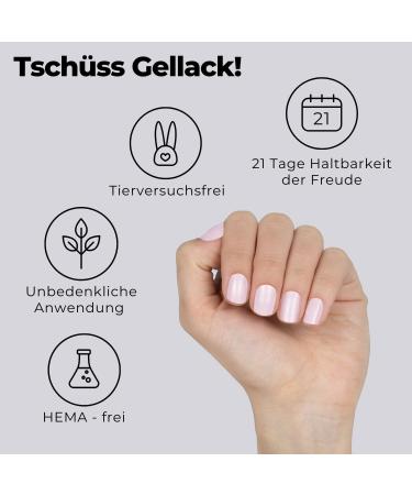 Original Miss Sophie UV Gel Nail Foils - Ever Nude UV Gel Nail Polish Strips for Finger & Toenails - Solid Color - International Shipping Available - Buy Online on GoSupps.com