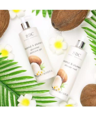 SBC Coconut & Plumeria Shower Melt 500ml - Buy Online on GoSupps.com