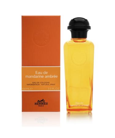 Hermes Mandarine Ambree Eau de Cologne Spray for Unisex 3.3 Ounce