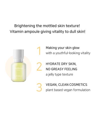 Buy Vegan Green Mild Vita Ampoule - Nourishing Skincare for All Skin Types | International Shipping Available - Buy Online on GoSupps.com