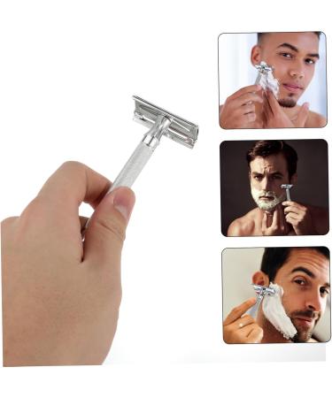 Minkissy Manual Razor for Men - Adjustable Double Blade Safety Shaving - Zinc Alloy Single Pack - Buy Online on GoSupps.com