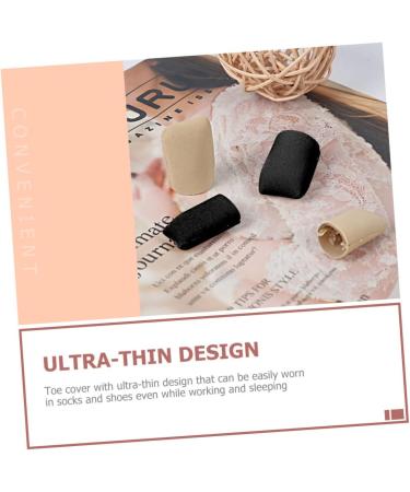 Silicone Toe Protectors - 2 Pairs Hand Toe Sneaker Toe Caps - Anti-Friction Sleeves - Closed Toe Covers - Flexible & Breathable - 4x2.7cm - Buy Online on GoSupps.com