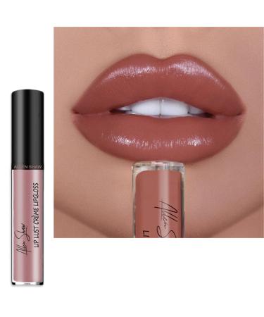 JKMXBX Allen Shaw Lip Lust Creme Lip Gloss Waterproof 12 Color Long Lasting Lip Gloss (7)