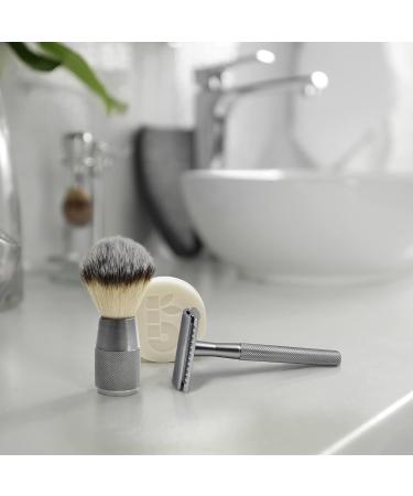 Bambaw Shaving Soap 80g | Vegan & Perfume-Free | White Clay & Aloe Vera for Dry Skin | International Shipping Available - Buy Online on GoSupps.com