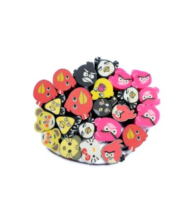 23x Nailart Sticks Comic Cartoon Bird Mix Polymer Canes 5-10mm/5cm Sticks