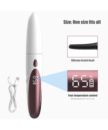 Shop Heated Eyelash Curler - 4 Temp Settings Anti-Scalding & Rechargeable | Perfect Curling Tool with LED Display - Buy Online on GoSupps.com