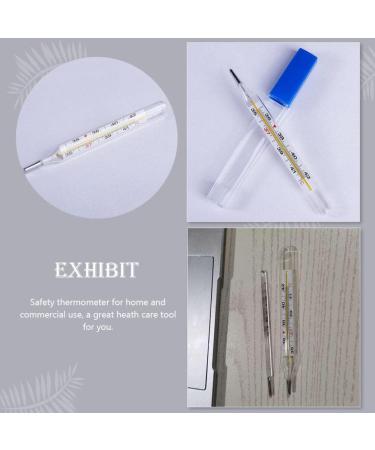 Healeved 2Pcs Glass Oral and Axillary Thermometer Set - Fast and Accurate Reading 94-108 F - Armpit Temperature Monitor - Buy Online on GoSupps.com
