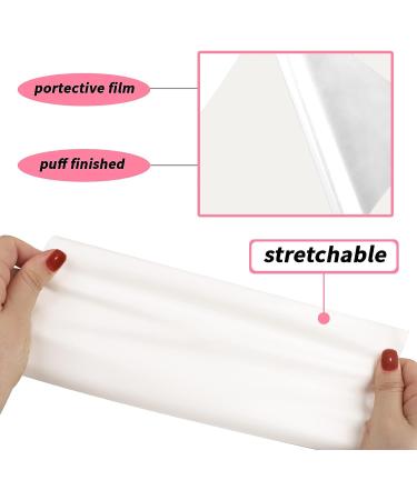 Puff Vinyl Heat Transfer White 3D HTV 10x6FT for T-Shirt Garment - White Foaming HTV Vinyl - Buy Online on GoSupps.com