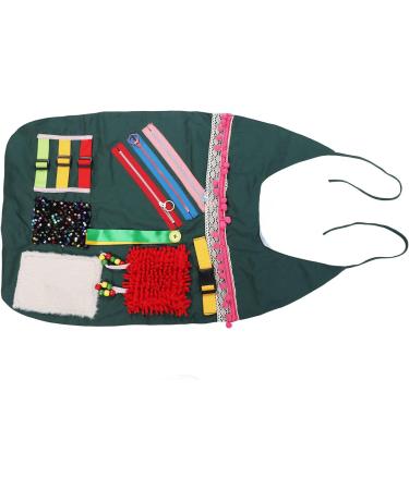 Sensory Blanket Apron Fidget Apron for Elderly Fidget Blanket for Dementia Anxiety Relieving Elderly Alzheimer Activities Apron for Memory Loss Dementia - Buy Online on GoSupps.com