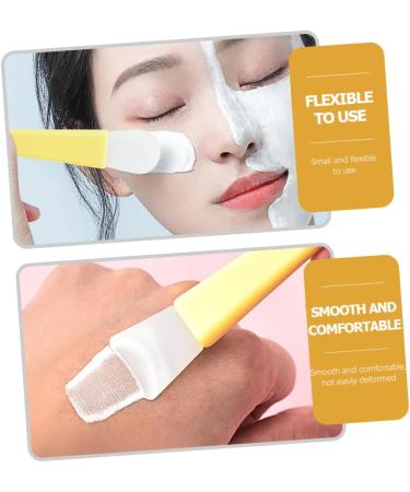 Beavorty 2 Sets mask brush facemask applicator Acid Applicator Brush silicone cosmetic Beauty Tools cosmetic spatula facemask mixing tool makeup spoon Miss Silica gel mud skin care - Buy Online on GoSupps.com