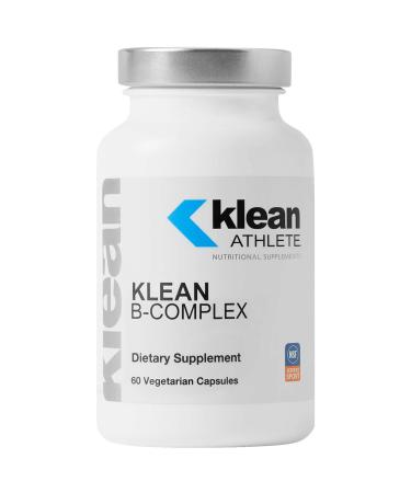 Klean ATHLETE Klean B-Complex | Supports Energy Production Cardiovascular Function and Normal Cellular Functions | NSF Certified for Sport | 60 Vegetarian Capsules
