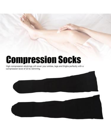 High Compression Varicose Vein Socks | 23-32 mmHg Compression Stockings for Running Sports & Hiking | Promote Blood Circulation Worldwide - Buy Online on GoSupps.com