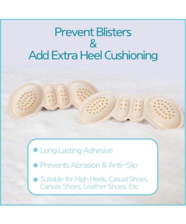 Gel Heel Cushion Inserts - High Heel Shoe Pads & Grip Liners (Black 6mm) | Ultimate Comfort for All-Day Wear - Buy Online on GoSupps.com
