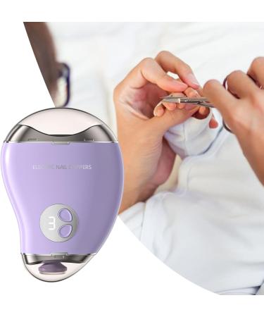 Electric Nail Grinder For People - Mango Shape Electric Nail Grinder - 3-Speed Safe Mango Shape Adults Electric Nail Trimmer For Children Purple - Buy Online on GoSupps.com