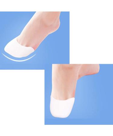 Futheda Silicone Gel Toe Protective Caps - Midfoot Support Breathable Soft for High Heels Ballet & Dance - 3 Pairs - Buy Online on GoSupps.com