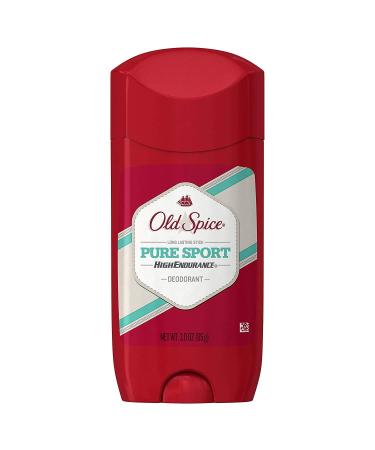 Old Spice High Endurance Deodorant for Men Pure Sport - 3 Oz / 85g x 6 Pack Pure Sport 4.5 Ounce (Pack of 6) - Buy Online on GoSupps.com