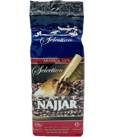  Najjar Pack of 2x Ground Brazilian Arabica Coffee - 450g Bag - Buy Online on GoSupps.com