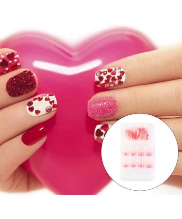 dijiusidy False Nail Perfect Matching Simple to Wear Fingernail Full Coverage Press Type Strong Viscosity Adjustable Paster Type 18 F741 Type 18 F741 - Buy Online on GoSupps.com