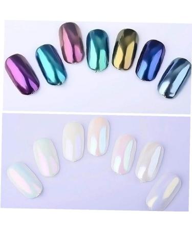 1pc Nail Powder Mirror Effect Powder Holographic Nail Powder Pearl Nail Pigment Nail Art Powder(1g Wine Red) - Buy Online on GoSupps.com