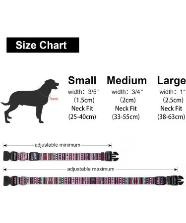 Suredoo Adjustable Nylon Dog Collar - Soft & Comfortable for Small to Large Dogs & Puppies | Purple (S Neck 25-40 cm) - Buy Online on GoSupps.com