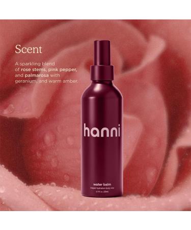 HANNI Water Balm Hydrating Body Mist, Moisturizer Spray with Hyaluronic Acid for All Skin Types, Lotion Replacement, 200 mL / 6.76 fl oz - Buy Online on GoSupps.com