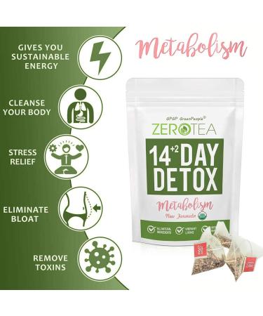 Zero Tea Detox Tea  14+2 Day Weight Loss Tea for Women&Men  Diet Herbal Tea for Colon Cleanse  GPGP GREENPEOPLE Skinny fit Tea for Slimming (14+2 Tea Bags) - Buy Online on GoSupps.com