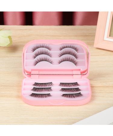 HomeSoGood 2 Pack Empty False Eyelashes Storage Box | 3 Layer Makeup Organizer with Mirror | Travel Case for Eyelashes - Perfect for On-the-Go Beauty - Buy Online on GoSupps.com