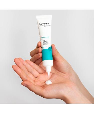 DERMINA Ultra-Light Moisturizing Fluid - 40ml (Long-Lasting 3D Hydration) - Buy Online on GoSupps.com