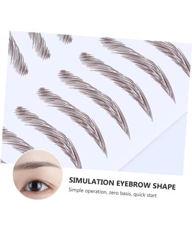VINTORKY Authentic Eyebrows 4pcs Eyebrow Stickers Waterproof Makeup False Eyebrows Sticker Eyebrow Transfer Stickers 4d Modify - Buy Online on GoSupps.com