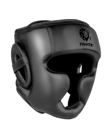 Fightr head protection with the best seat for maximum protectionBox helmet for sparring |Adjustable size for boxes MMA Muay Thai kickboxing & martial arts L-XL all Black - Buy Online on GoSupps.com