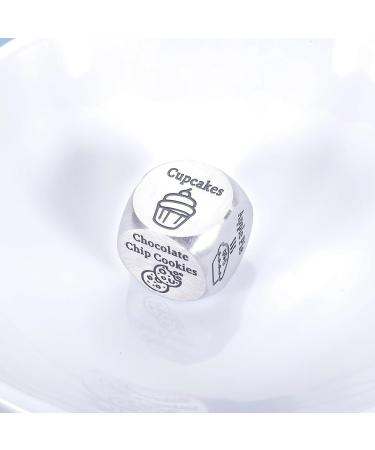 Valentines Anniversary Wedding Gift for Him Her Food Dice Gift for Women Men Dessert Decision Dice Sweety Gift for Dessert Lover After Dinner Choice Couple Date Night Gift for Boyfriend Girlfriend - Buy Online on GoSupps.com