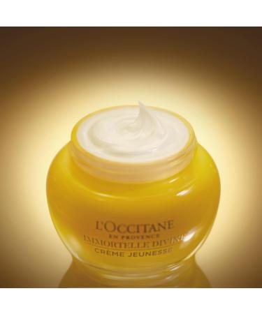 L'OCCITANE Immortelle Divine Cream 50 ml | Vegan & 93% Readily Biodegradable | Natural Alternative to Retinol | Luxury & Clean Beauty Anti-Ageing Moisturizer For All Skin Types - Buy Online on GoSupps.com