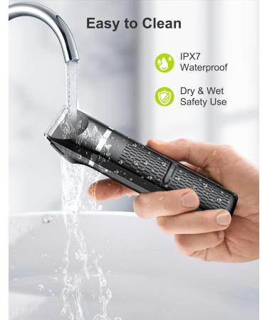 Rolgno Rechargeable Body Hair Trimmer for Men and Women - No Irritation Grooming Kit with Ceramic Blades, IPX7 Waterproof - Ideal for Private Parts, Arms, Legs - Buy Online on GoSupps.com