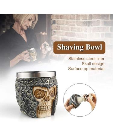 Premium Shaving Brush Foam Soap Shell Set for Men | Face Treatment & Beard Grooming Tools | High-Quality Bartbrush & Razor Accessories - Buy Online on GoSupps.com