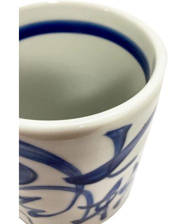 ROKUBEE Japanese Handwriting Characters Designed YUNOMI Japanese Tea Cup. For your Asian Tea Time. Enjoy Green Tea Black Tea and Coffee. Made in Japan - Buy Online on GoSupps.com