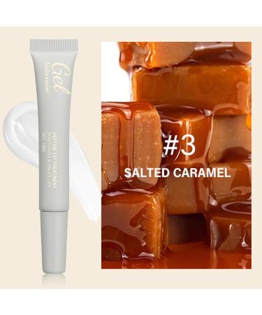 Erinde Clear Lip Balm - Hydrating Lip Treatment for Soft Smooth Lips | Natural Gloss Finish Fruit Flavour 0.33 oz - Salted Caramel 03 - Buy Online on GoSupps.com