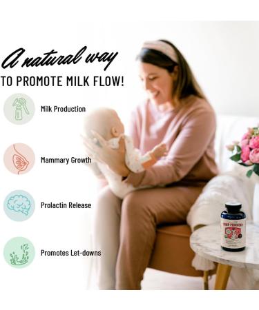 Legendairy Milk Pump Princess Lactation Supplement - Breastfeeding Supplements for Milk Supply Increase and Milkflow - Organic Black Cumin, Fennel and Dill Seeds, Fenugreek Free - 60 Capsules - Buy Online on GoSupps.com