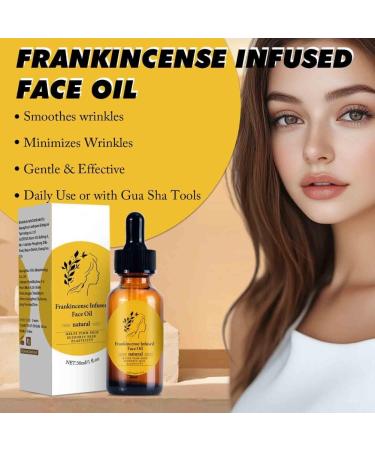2PC Frankincense Facial Essential Oil - Moisturizes and Nourishes the Face Body Suitable for All Skin Types Suitable for Massage Shower and Relaxation - Buy Online on GoSupps.com