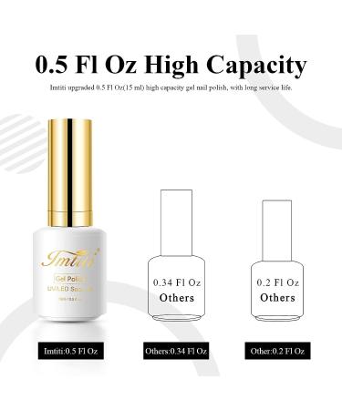IMTITI Pearl Gel Nail Polish 15ml White Color | Long-Lasting Soak Off LED Nail Art | Manicure Salon Quality at Home - 0.5oz - Buy Online on GoSupps.com