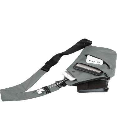 Lixada Anti-Theft Sling Bag - Lightweight Crossbody Shoulder Bag for Men & Women | Perfect for Travel Hiking & Outdoor Sports - Gray - Buy Online on GoSupps.com