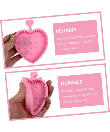 Mipcase 2pcs Makeup Brush Cleaning Pad Brush Cleaning Mat Silicone Brush Cleaner Silicone Cleaning Brush Makeup Brush Dryer Makeup Tools Dryer Cleaning Brush Silica Gel Foldable Braces 12x9cmx2pcs Pinkx2pcs - Buy Online on GoSupps.com