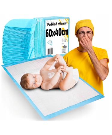 Zolta Baby-New Underground 60x40 cm & 50 pieces- incontinence wrap pad- baby diapers- newborn insoles- soft leak-proof & fast absorbing