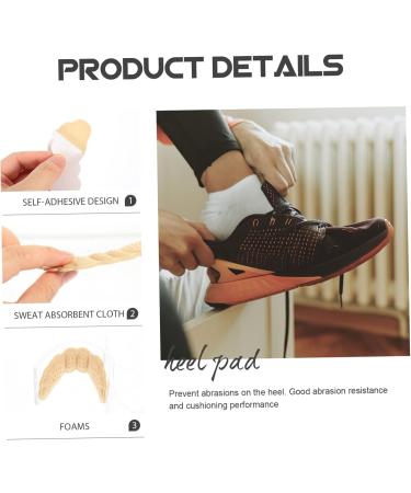 NOLITOY Heel Wear Pads for Women - 15 Pairs Non-Slip Heel Cushion Inserts & Protectors - Comfortable Shoe Inserts for Girls - Heel Pad Stickers for Ultimate Comfort - Buy Online on GoSupps.com